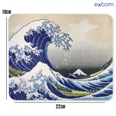 Mouse Pad 180x220x2mm MP-2218D Exbom - Wave
